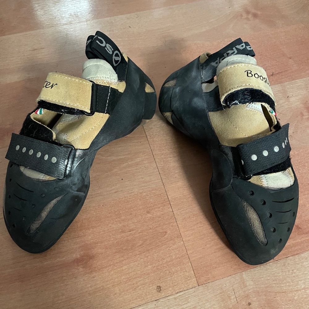 Scarpa climbing shoes